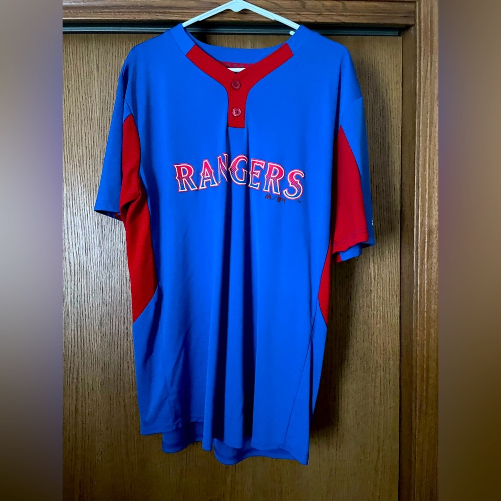 Texas Rangers, Mens, Large.